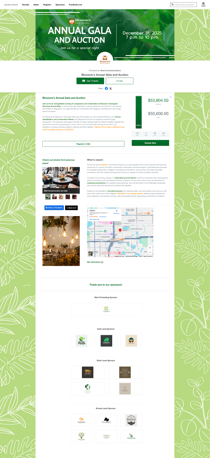 screenshot of Bloomerang Fundraising